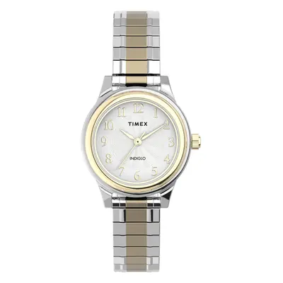 Timex Women's TW2U09200 Classic 28mm Two-Tone Stainless Steel Expansion Band Watch