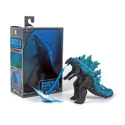 (Blue) King of the Monsters Godzilla VS Kong Nuclear Jet 15CM Movable Model Toys Gifts