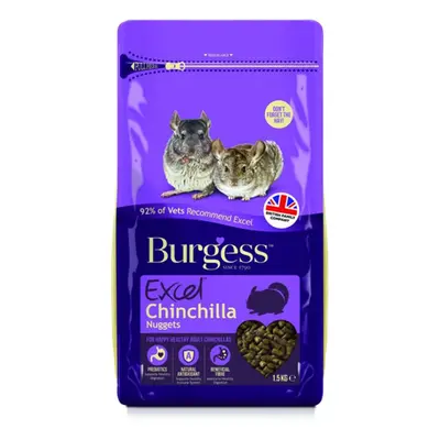 Burgess Excel Chinchilla Nuggets 1.5kg (Pack of 4)