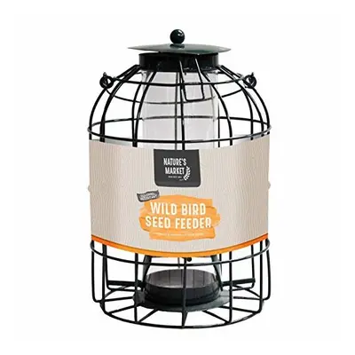 Natures Market BF008S Seed Feeder with Squirrel Guard