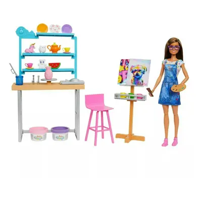 Barbie Relax and Create Art Studio Playset and Doll