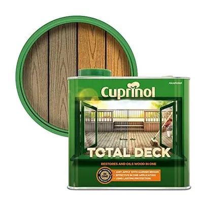 CUPTDC25L Total Deck Restore and Oil Wood Clear 2.5 Litre