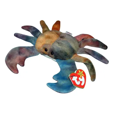 Ty Beanie Babies Claude the Crab Ty Dye w/error