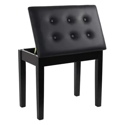 Piano Stool Dressing Table Stool Padded Keyboard Bench Chair Black