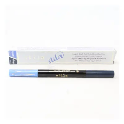 (Midnight / Periwinkle) Stila Stay All Day Dual Eye Liner 0.33oz/1.0ml New With Box