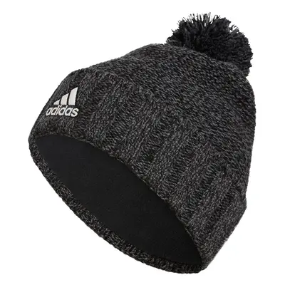 adidas Men's Recon Ballie Pom Beanie Black-Grey Six Marl/Black/White