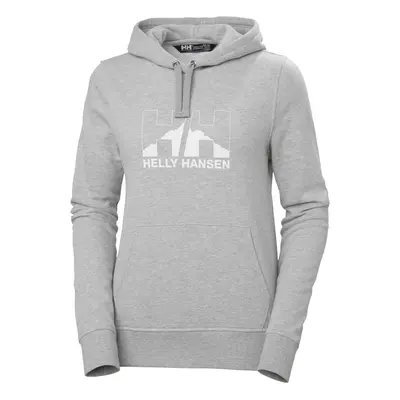 Helly Hansen Women's Nord Graphic Pullover Hoodie Grey Melange