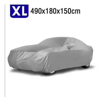 (XL) Universal Car Cover Outdoor Auto All-Weather Waterproof UV Heat Dust Protection