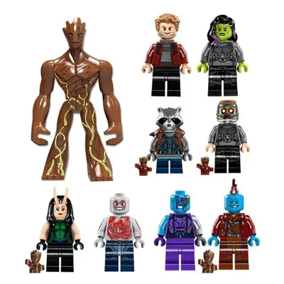 (9pcs) Kids Toys Gifts Building Blocks Compatible Guardians Of The Galaxy Minifigures