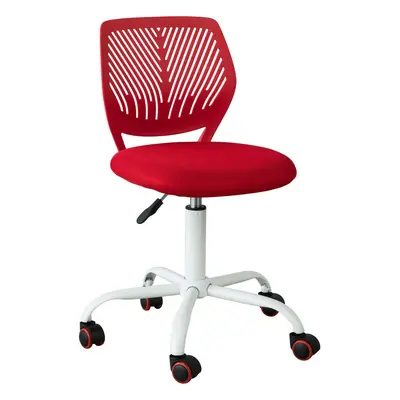 (Red) SoBuyÂ® Adjustable Swivel Office Chair Desk Chair Study Chair