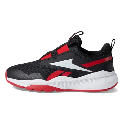 Reebok Boy's Xt Sprinter Slip on Running Shoe Black/White/Vector Red Little Kid