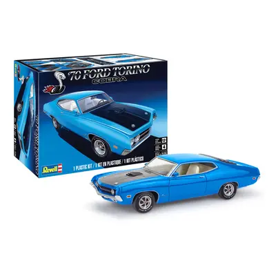 Revell 1970 Ford Torino Cobra 1:25 Scale 128-Piece Skill Level Model Car Building Kit