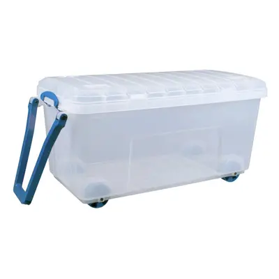 Really Useful Litre Heavy Duty Trunk With Handles - Clear