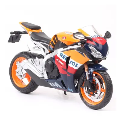 (Orange) 1/12 Honda CBR REPSOL Motor GP Toy Motorcycle AUTOMAXX Diecast Metal Model 1:12 Racing 