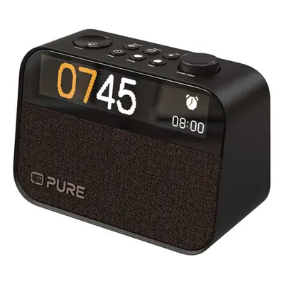 Pure MOMENT Alarm Clock Radio with DAB+ and Bluetooth - Black