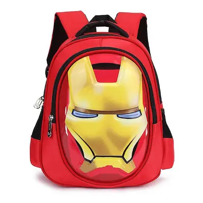 3d Iron Man Student Bag Boy Girl Schoolbag Teenagers High-capacity Cartoon Backpack Child Waterp