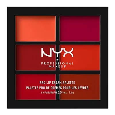 NYX Cosmetics Pro Lip Cream Palette The Reds