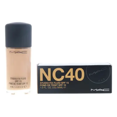 MAC Studio Fix Fluid SPF15 NC40 30ml1oz Fl Oz