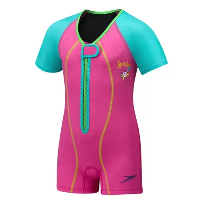 Speedo Unisex-Child UV Thermal Swimsuit Begin to Swim UPF Berry