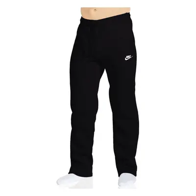 Nike Men's Sportswear Open Hem Club Pants Black/White Small