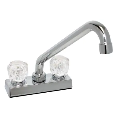 Phoenix Faucets PF211304 Dual Handle Bar Deck Faucet HiRise Tubular Spout Acrylic