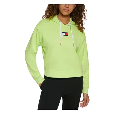 Tommy Hilfiger Women's Pullover Hoodie Sharp Green Medium