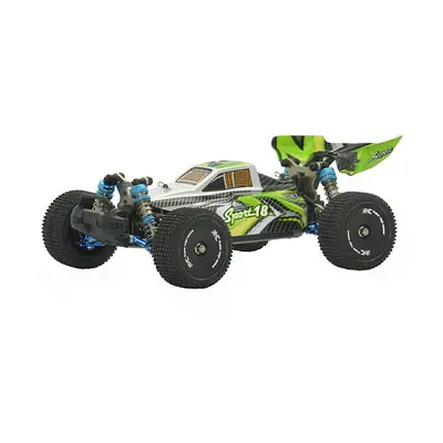 (Green, One Speed Tires) 1/14 2.4G 4WD 60km/h Brushless RC Car Full Proportional Upgraded Metal 