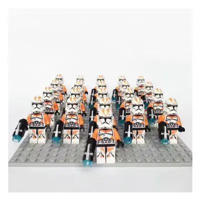 (Star Wars-3) 21PCS Star Wars 501st Clone Troopers Rex Minifigures Kids Toy Set Fit Lego (Exclud