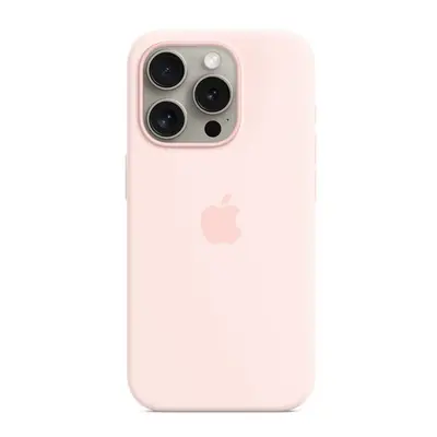 Apple - Back cover for mobile phone - MagSafe compatibility - silicone - Light Pink - for iPhone