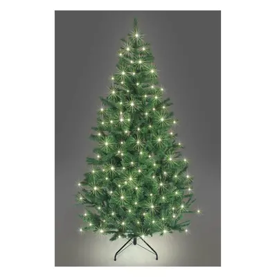 4ft/120cm Pre Lit Artificial Christmas Tree Alaskan Pine Green Tips, Warm White LEDs