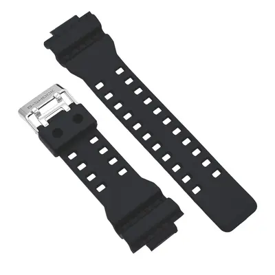 Genuine Replacement for Watch Band Black Strap 16mm Casio #10427899 GA-110RG-1A GA-710-1A GA-710