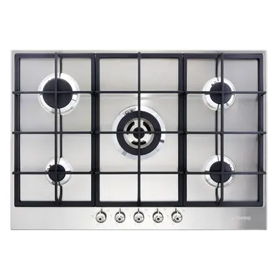 Smeg Classic PX375 72cm Gas Hob - Stainless Steel