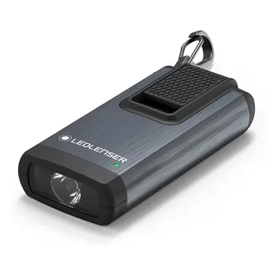 (grey) LED Lenser K6R torch - lumen - USB rechargeable keyring flashlight