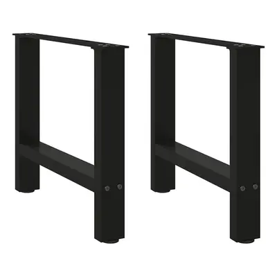 (black, x (42-43) cm/ pcs) vidaXL Coffee Table Legs Desk Legs Metal Furniture Legs Bar Stand DIY