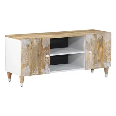 vidaXL TV Cabinet 105x33.5x46 cm Solid Wood Mango TV stand TV sideboard