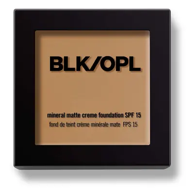 BLK/OPL Mineral Matte Crme Powder Foundation SPF Rich Caramel - enriched with aloe and Vitamins 