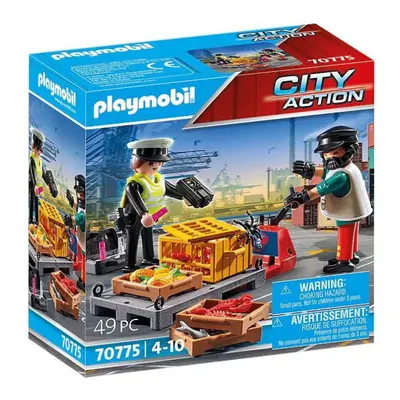 Playmobil Multicolour Customs Check Playset