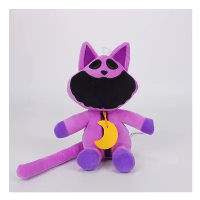 (Style A) Smiling critters terrifying smiling animals, low-priced simplified purple cat plush to