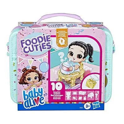 Baby Alive Foodie cuties, Surprise Toy, 3-Inch Doll for Kids and Up, Surprises in Lunchbox-Style