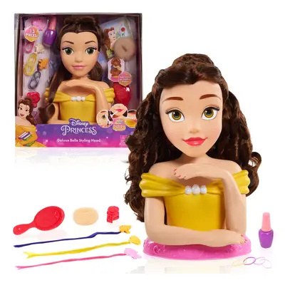 Disney Princess Deluxe 14-inch Belle Styling Head with Hair Styling