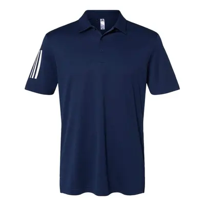 adidas - Floating 3-Stripes Sport Shirt - A480 - - Team Navy Blue/W