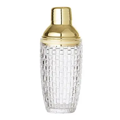 Bloomingville Cocktail Shaker, Clear Gold, Glass