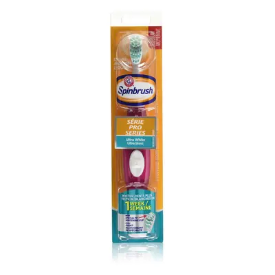 ARM & HAMMER Spinbrush Pro Series Ultra White Toothbrush, Medium ea