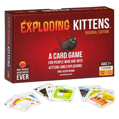 Exploding Kittens Original Edition Hilarious Game Family Game Night Funny Card Games Ages and Up