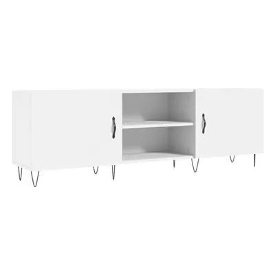 (white) vidaXL TV Cabinet TV Console Sideboard Media Console White Engineered Wood