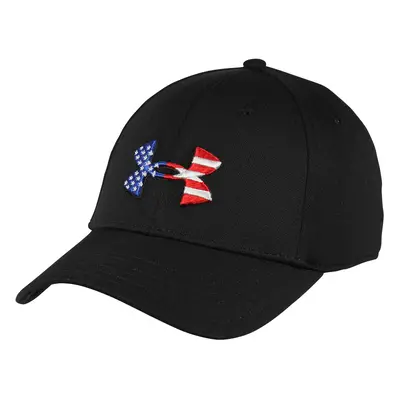 Under Armour Men's Freedom Blitzing Hat Black (001)/Red X-Large/XX