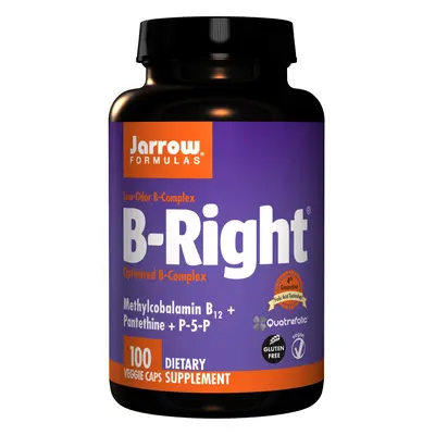 Jarrows B-Right Optimized B-Complex (100 Vegan Capsules)