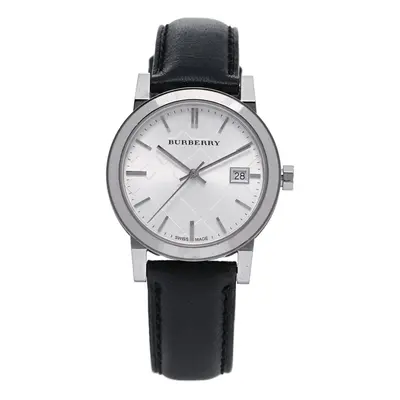 Burberry The City Watch Ladies Petite Black Leather BU9206