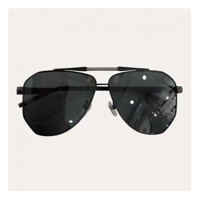 (No.1 sunglasses) Oversize Pilot Sunglasses Men UV400 Retro Brand Designer Big Frame Sun Glasses