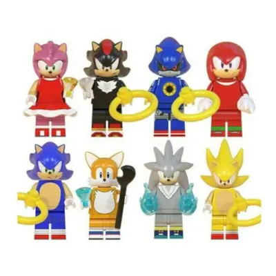 (Style B) Sonic The Hedgehog Minifigure Fit Lego Kid Toy